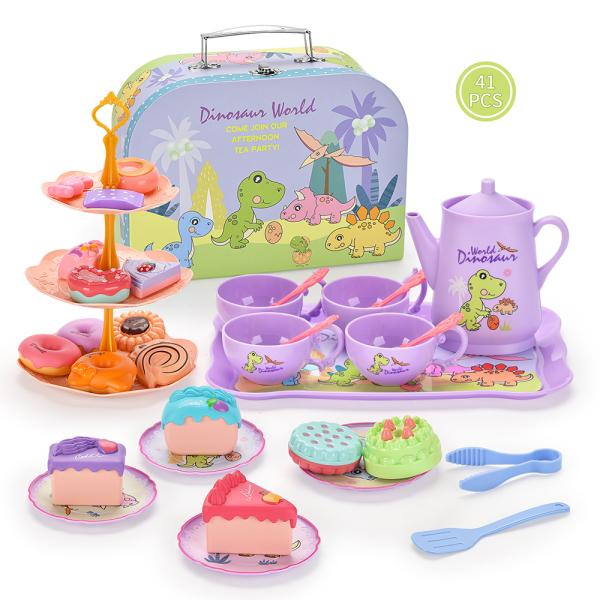 Großhandel B2B Afternoon Tea Party Teaset Kinder Tee  kochen Spielzeug M5012